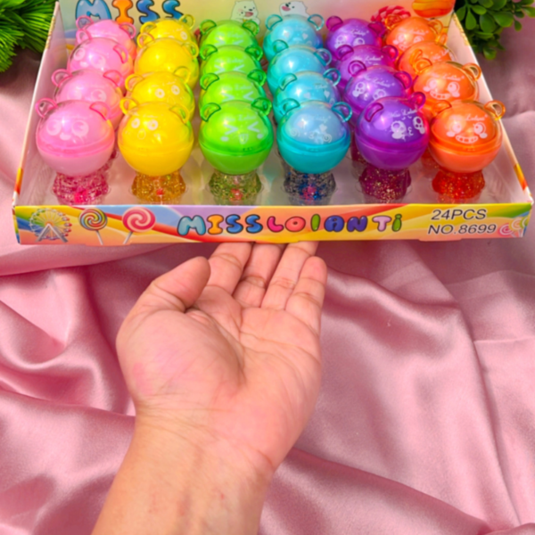 Cute Teddy 2in1 Lipgloss & Lipbalm