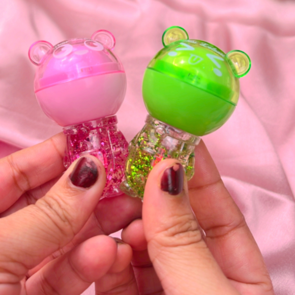 Cute Teddy 2in1 Lipgloss & Lipbalm