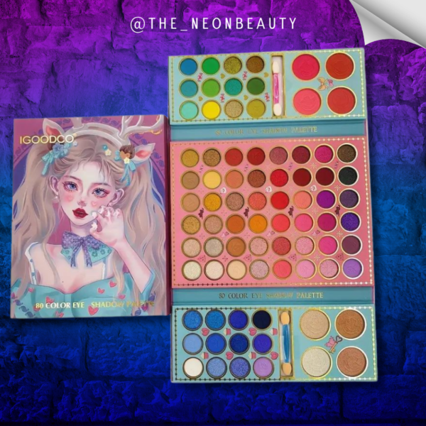 80 Colors Eyeshadow Palette