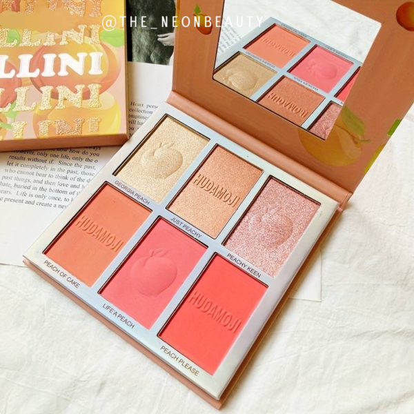 All-in-One Peach Powder Blusher & Eyeshadow Palette