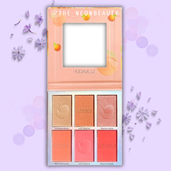 All-in-One Peach Powder Blusher & Eyeshadow Palette