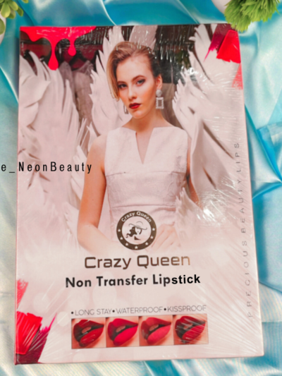 Crazy Queen Liquid Matte Non Transfer Lipstick- Pack Of 24