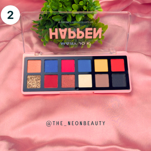 MJK Happen 12 Colour Eyeshadow Palette Style#2