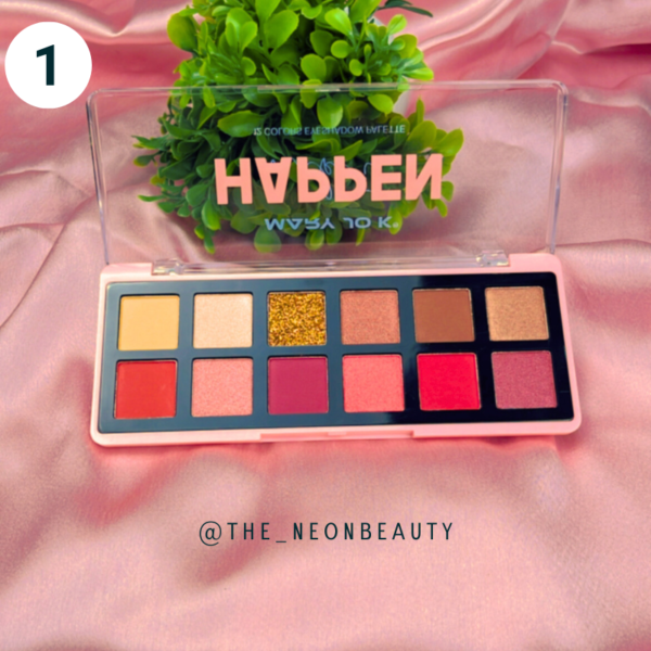 MJK Happen 12 Colour Eyeshadow Palette Style #1
